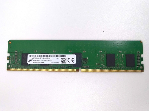 Memória 8gb Micron Ddr4-2666 Ecc Rdimm Ml110 Ml350 Dl380 G10