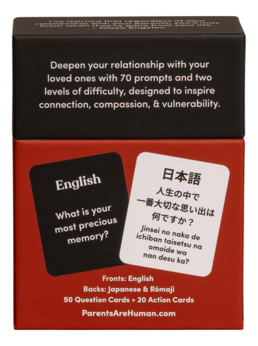 Baraja De Conversación Bilingüe Parents Are -+ Japonés