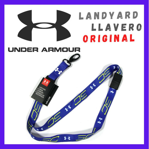 Under Armour Landyard Original Llavero Cinta Porta Carnet