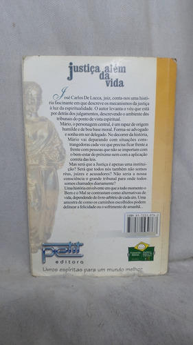 Livro Justiça Além Da Vida - José Carlos De Lucca - Editora Petit (Usado)