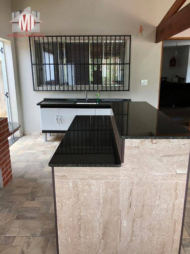 Linda Chácara Com 04 Dormitórios, Excelente Localização, Bairro Povoado, Linda Vista À Venda, 700 M² Por R$ 295.000 - Pedra Bela/sp - Ch0863