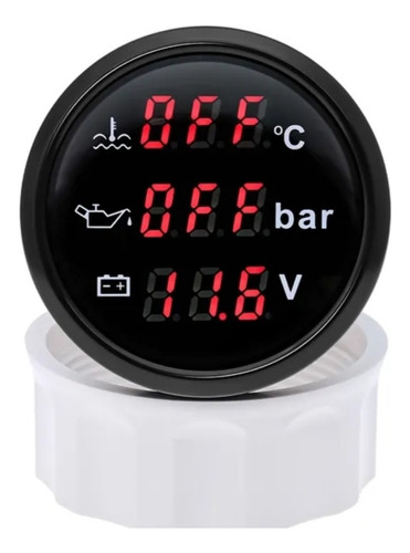 Medidor Digital Temperatura,presión Aceite Y Voltaje 12-24v