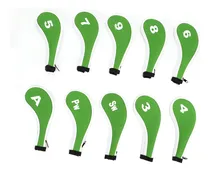 Comprar Juego De 10 Fundas Iron Head Cover, Fundas Para Clubes Con C