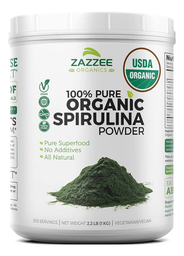 Espirulina Organica Natural 100% Puro Sin Aditivos 1 Kg