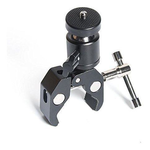 Clamp Montaje Ball Head Adaptador Cool Para Camara