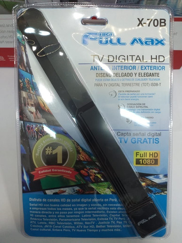 Imagen 2 de 4 de Antena Tv Digital Full Hd Smartv Exelente Calidad Elegante