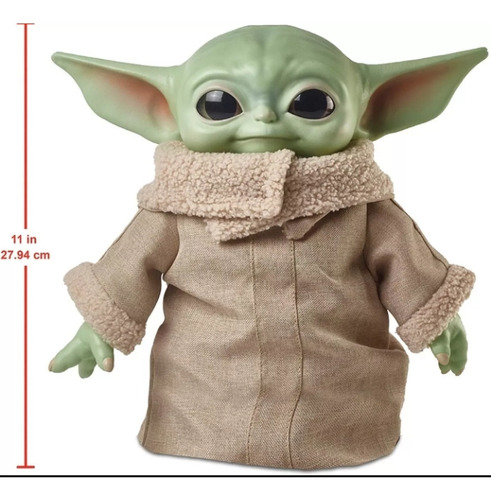 Grogu Star Wars Mandalorian Baby Yoda 27 Cm Mattel Original