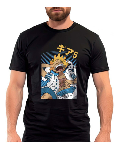 Playera Luffy Gear 5 Version Smile