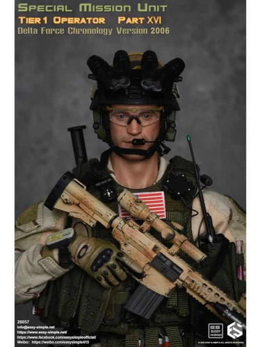 Figura 1/6 Smu Tier1 Operator Part Xvi Delta Force Dam Toys