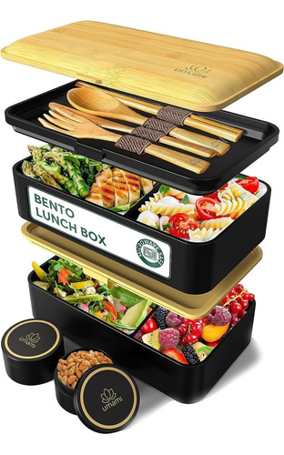 Caja Para Lonche Umami Capacidad De 1.2 L, Rectangular