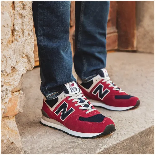 New balance 574 rojas hombre hot sale