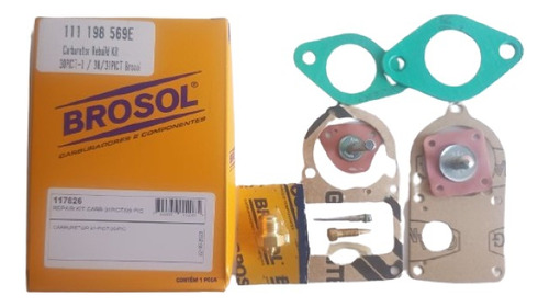 Kit Carburador Brosol 30/31 Escarabajo Brasilia Kombi