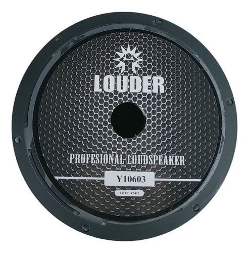 Bocina 10 Pulgadas P/ Bafle Line Array Alta Potencia Color Negro