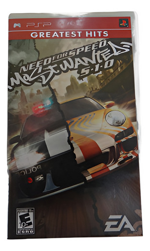 Need For Speed Most Wanted - Psp - Completo! (Usado)