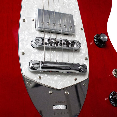 Guitarra Tagima Rocker Cosmos Red Vermelha 2h Humbucker 6c Destro Transparent Red Pau Ferro