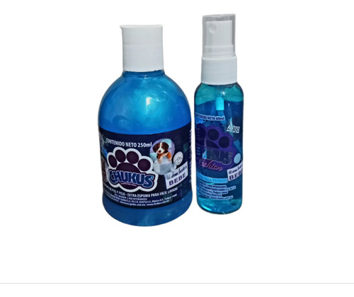 Shampoo 250 Ml Y Perfume 60 Ml Para Perro Sin Alcohol Chukus