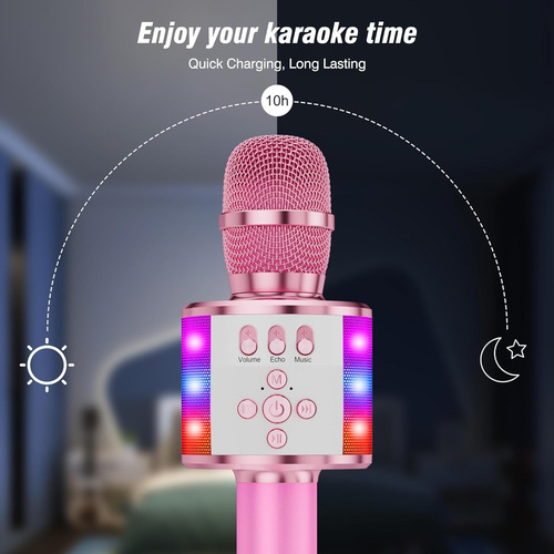 Karaoke Microphone Bonaok Q78 Bluetooth Wireless For Kids