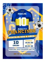 Comprar Tarjeta De Cumple Boca Personalizada Imprimibles