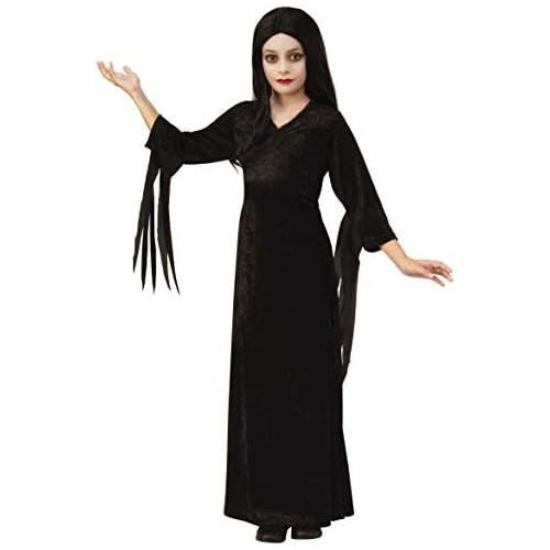 Disfraz De Vestido De Morticia De Familia Addams Niñas