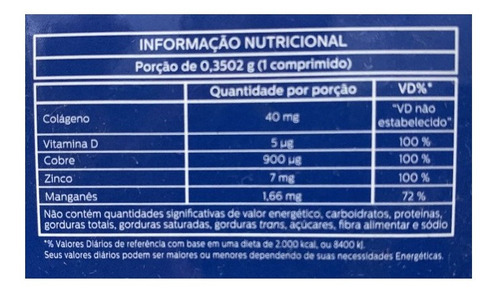 Cartigen Colágeno Tipo 2 40mg 90 Comprimidos Sem Sabor