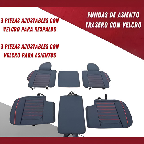 Funda Cubre Asientos Universal Grand Prix Premium Azul