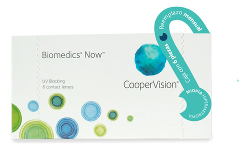 Lentes De Contacto Coopervision Biomedics Now 6 Pzas Mensual Color -8.50