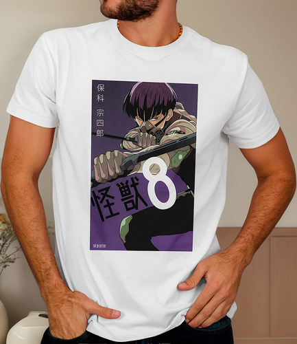 Playera Soshiro Hoshina Anime Kaiju No. 8 Para Hombre N#3