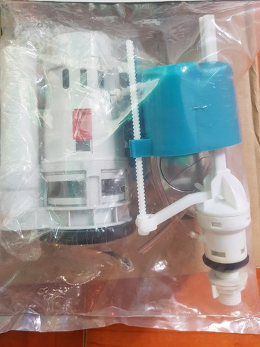 Imagen 1 de 2 de Herraje Doble Descarga Para Poceta Tanque Bajo