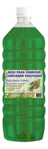 1 Litro Base P/ Fabricar Limpiador Multiusos De Pino Hogar