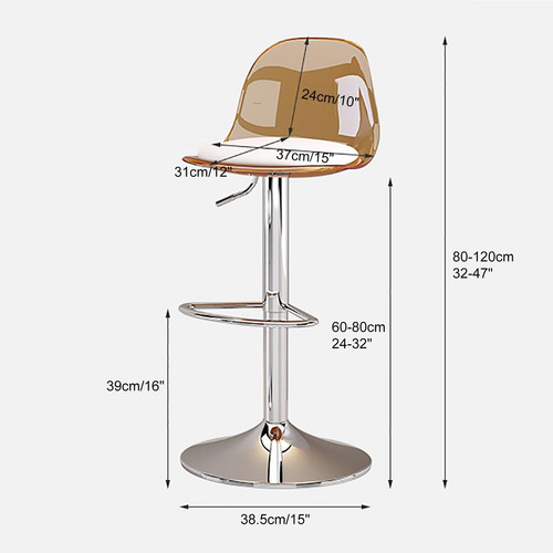 Taburetes De Bar Ajustables De Altura De Mostrador Con