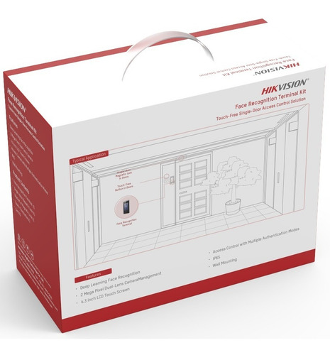 Imagen 2 de 2 de Kit De Control De Acceso De Reconocimiento Facial Hikvision