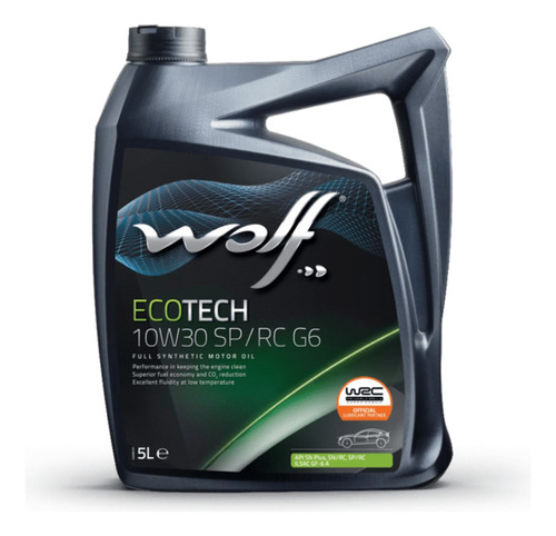 Aceite Full Sintético 10w30 Sp/rc G6 Wolf 4l