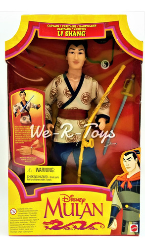  Mattel Disney Mulan Capitan 18897