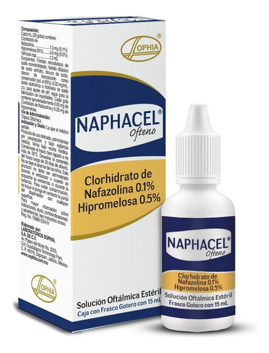 Naphacel® Ofteno 15ml | Solución Oftálmica
