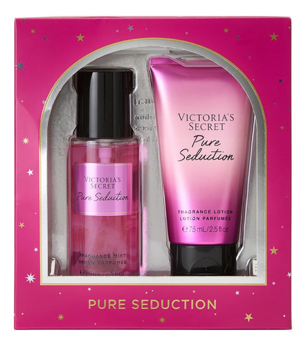 Victoria's Secret Pure Seduction de Mujer Mini Duo Mist Body Lotion Set 75ml