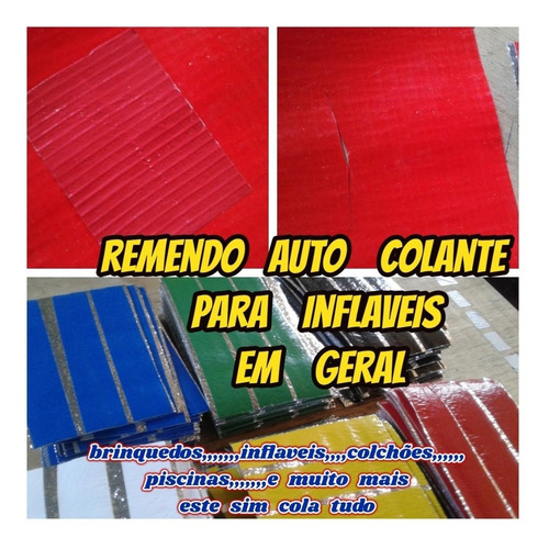 Piscinas Remendo Auto Colante P/inflaveis Etc C/frete Gratis