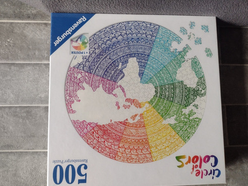 Rompecabezas Mandala Circulo Colores 500 Pz Ravensburger