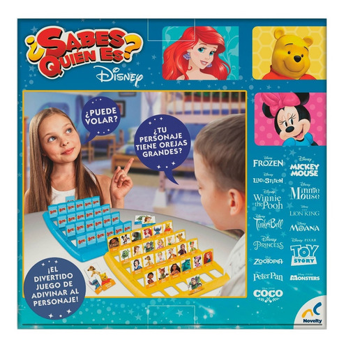 Juego De Mesa Sabes Quiénes Disney - Novelty Jca-3573