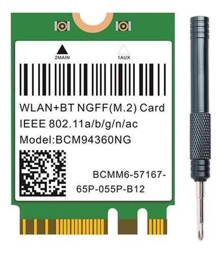 Cartão Wifi Bcm94360ng De Banda Dupla 1200mbps Para Macos Ha