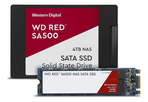 Wd Red Sa500 Nas 3d Nand Ssd Interno, Rojo 1 Tb
