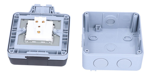 Caja De Enchufe Impermeable Ip66 Multifunción Pared Exterior