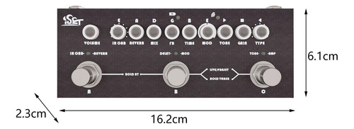 Pedal De Guitarra Multiefectos, Pedalera Recargable De