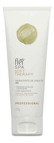 Hidratante De Ureia 3% Para Pés Flér Spa Soft Therapy 220g