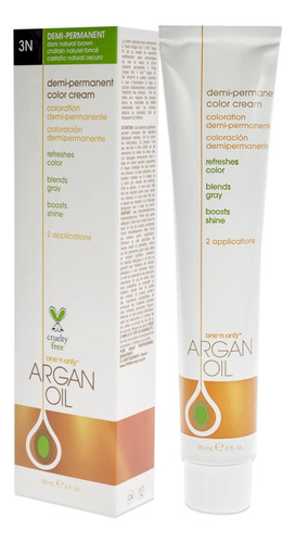 Tinte De Pelo Permanente One N' Only Con Aceite De Argán -