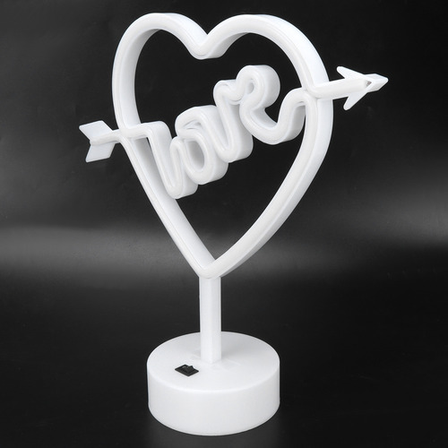Led Decorativo Nocturno De Neón En Forma De Corazón Para Fie