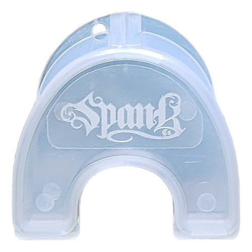 Protetor Bucal Profissional Com Estojo Arcada Superior Spank Cor Rosa Sabor Sem Sabor