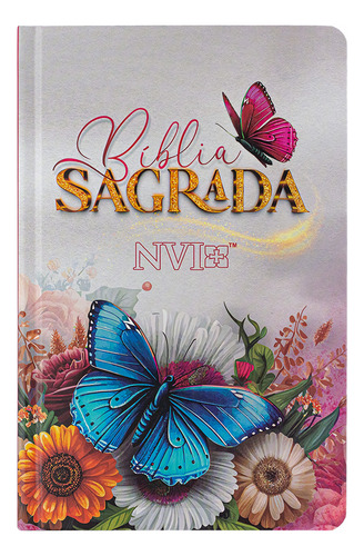 Bíblia Sagrada Slim - Nvi - Capa Dura Flores E Borboletas, De Vários Autores. Editora Cpp, Capa Dura Em Português, 2023