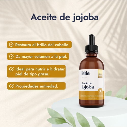 Imagen 5 de 9 de Aceite De Jojoba Puro 125 Ml