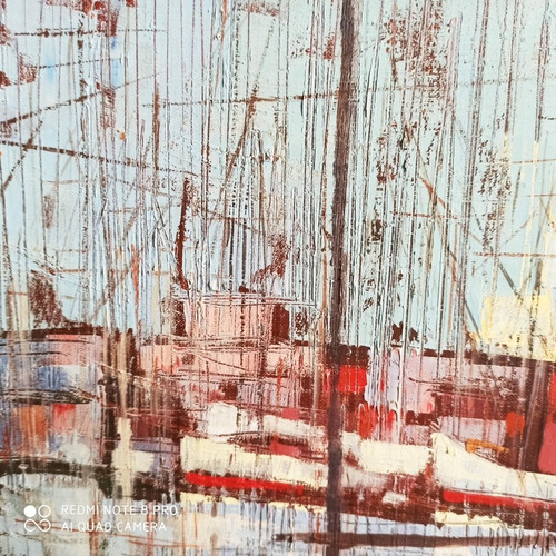 Enrique Santos - Pintor Madrileño - Óleo Sobe Lienzo 60x81 (Usado)