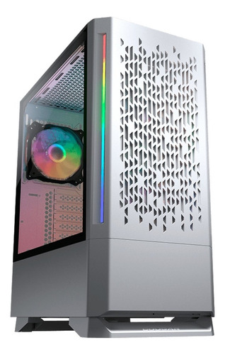 Chasis Gamer Cougar Mx430 Air Rgb Mid Tower White